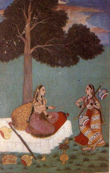 Painting titled "musical" by Saumya Anuj, Original Artwork, Oil