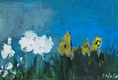 Malarstwo zatytułowany „meadow” autorstwa Anna Sadzik, Oryginalna praca, Akryl
