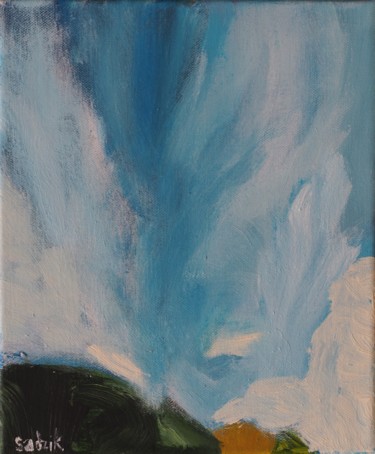 Malarstwo zatytułowany „sky 6” autorstwa Anna Sadzik, Oryginalna praca, Akryl