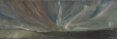 Malarstwo zatytułowany „sky study 7” autorstwa Anna Sadzik, Oryginalna praca, Olej