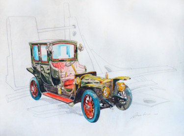 Classic Travel Peinture intitulée "Classic Travel" par Anura Srinath, Œuvre d'art originale, Acrylique Monté sur Châssis