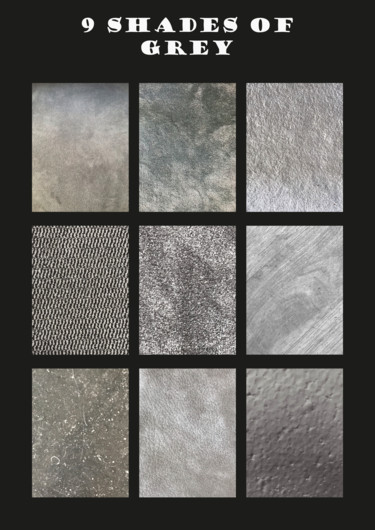 Цифровое искусство под названием "9 shades of grey" - An Van Assche, Подлинное произведение искусства, Фотомонтаж