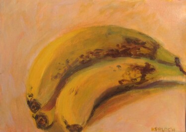 Malerei mit dem Titel "Yellow on yellow" von Anyck Alvarez Kerloch, Original-Kunstwerk, Acryl