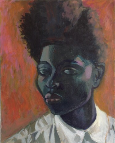 Peinture intitulée "blackwoman2.jpg" par Anyck Alvarez Kerloch, Œuvre d'art originale, Acrylique