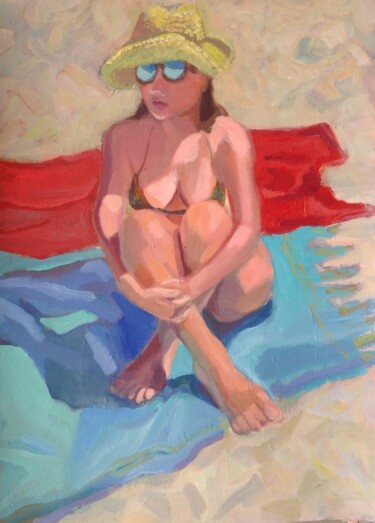 Painting titled "Summer 2020 #3" by Anyck Alvarez Kerloch, Original Artwork, Acrylic