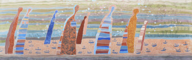 Textile Art titled "С дарами к Иисусу" by Анжела Голодецкая, Original Artwork, Fabric