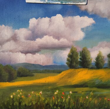 Картина под названием "Napa Valley Paintin…" - Anzhelika Izzi, Подлинное произведение искусства, Масло