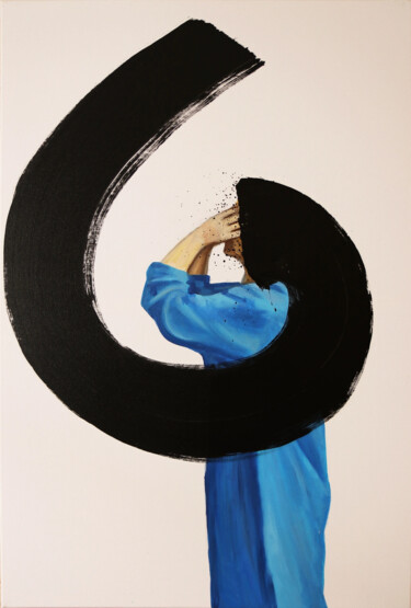 Pintura titulada "Music - oil paintin…" por Anzhelika Klimina, Obra de arte original, Oleo Montado en Bastidor de camilla de…