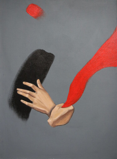 Malerei mit dem Titel "Everything is in yo…" von Anzhelika Klimina, Original-Kunstwerk, Acryl