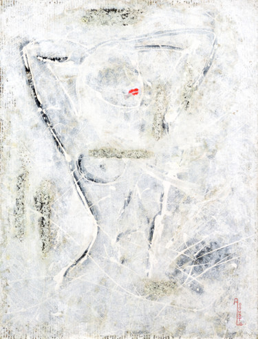 Peinture intitulée "le Baiser ?" par Aoguste, Œuvre d'art originale, Acrylique