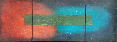 Картина под названием "galaxie" - Marion Myriam, Подлинное произведение искусства, Акрил