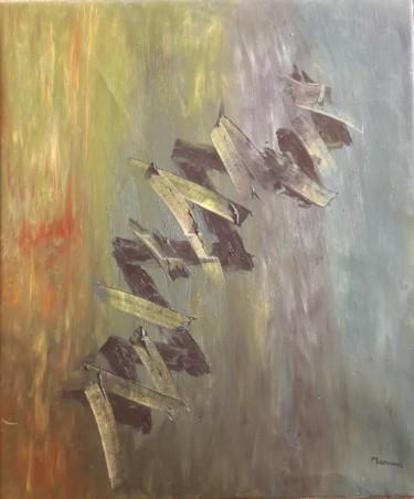 Pintura intitulada "Éclair#artistsuppor…" por Marion Myriam, Obras de arte originais, Óleo