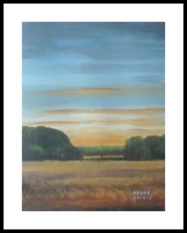 Painting titled "Saskatchewan" by André Potvin, Original Artwork, Acrylic