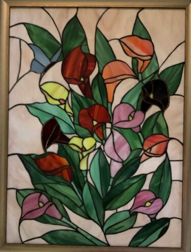 「Τα αγαπημένα μου λο…」というタイトルの彫刻 Αφροδιτη Ζαμπετακηによって, オリジナルのアートワーク, ガラス