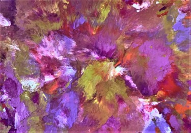Картина под названием "Explosion" - Αφροδιτη Ζαμπετακη, Подлинное произведение искусства, Акрил