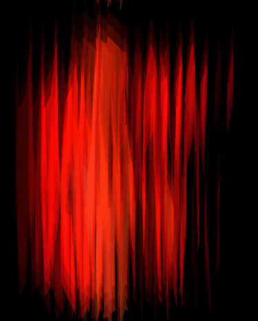 Arts numériques intitulée "Rouge" par Alina Czarnecka, Œuvre d'art originale, Peinture numérique