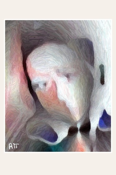 Peinture intitulée "Pierrot lunaire" par Alexandre Podgorny, Œuvre d'art originale