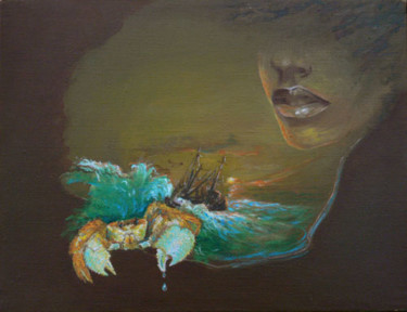 Картина под названием "Рак-приведение Берм…" - Alexander Tsygankov, Подлинное произведение искусства