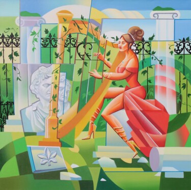 Pintura titulada "№ 00291	«Tenderness…" por Apollonas Soben, Obra de arte original, Oleo Montado en Bastidor de camilla de m…