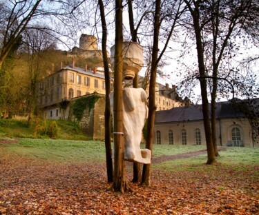 Sculptuur getiteld "Francis Hugon TUBE…" door Applestrophe, Origineel Kunstwerk, Metalen