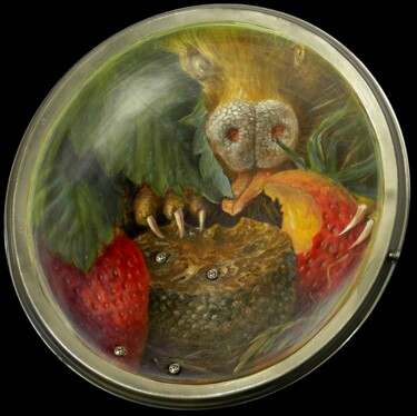 Escultura intitulada "loupes paraboles sa…" por Applestrophe, Obras de arte originais, Metais