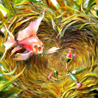 Peinture intitulée "CŒUR Joyeuse fête d…" par Applestrophe, Œuvre d'art originale, Acrylique