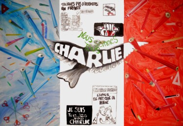 Photographie intitulée "Charlie de La Franc…" par Applestrophe, Œuvre d'art originale, Photographie manipulée