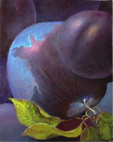 Peinture intitulée "BRIGNOLES sa prune…" par Applestrophe, Œuvre d'art originale, Acrylique