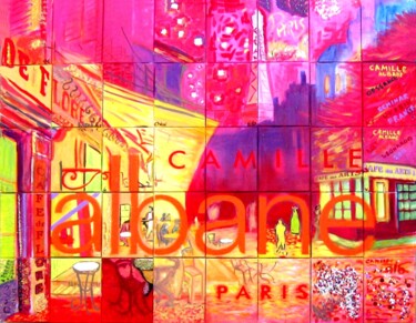 "«Camille Albane Par…" başlıklı Tablo Applestrophe tarafından, Orijinal sanat, Petrol