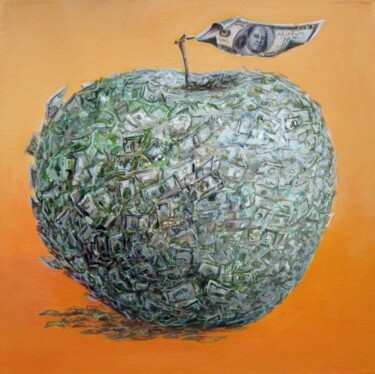 Malerei mit dem Titel "CLEARSTREAM LUXEMBO…" von Applestrophe, Original-Kunstwerk, Acryl