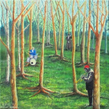 Pintura titulada "Musique Didier Isaa…" por Applestrophe, Obra de arte original, Acrílico