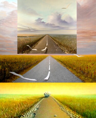 Photography titled ""ROUTE FLORIDE" Ach…" by Applestrophe, Original Artwork, Manipulated Photography