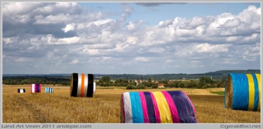 Installation intitulée "Land Art Vexin Viki…" par Applestrophe, Œuvre d'art originale, Autre