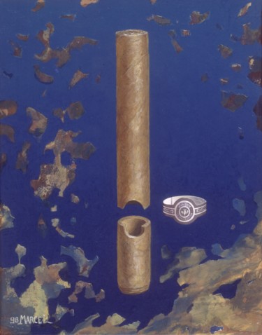 Peinture intitulée "Secret de Monte-Cri…" par Applestrophe, Œuvre d'art originale, Acrylique