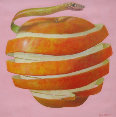 Painting titled "Applestrophe Adam,…" by Applestrophe, Original Artwork, Acrylic