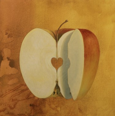 Painting titled "Murmures discrets,…" by Applestrophe, Original Artwork, Acrylic