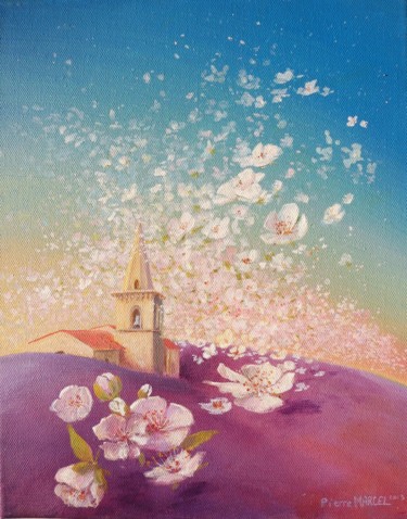 Painting titled "Eglise Saint -Sauve…" by Applestrophe, Original Artwork, Acrylic