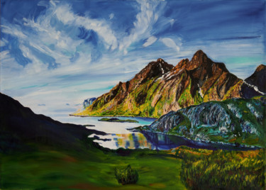 Serenity Painting titled "Serenity" by Nadezhda Wenzel, Original Art, Oil