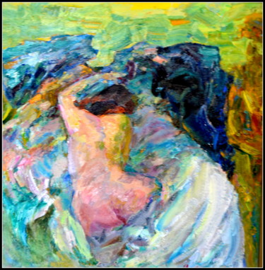 Painting titled "УТРО \ MORNING" by Aharon Aaron April April, Original Artwork, Oil
