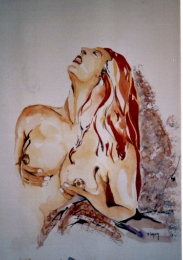 Peinture intitulée "extase" par Hervé Lequin, Œuvre d'art originale