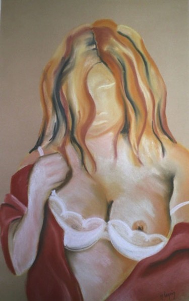 Painting titled "Vue" by Hervé Lequin, Original Artwork