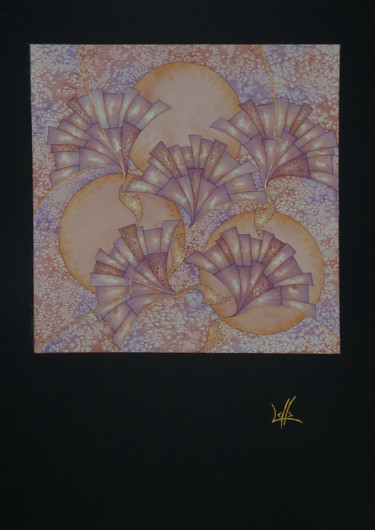 Peinture intitulée "Yang" par Laurence Gallard, Œuvre d'art originale, Aquarelle Monté sur Carton