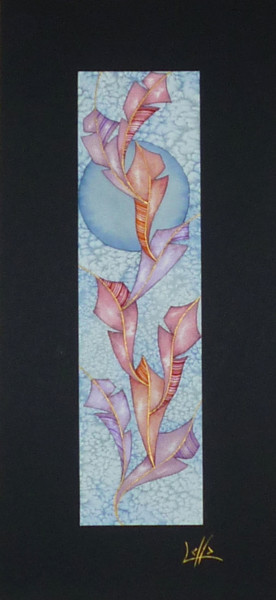 Schilderij getiteld "Wiyaka" door Laurence Gallard, Origineel Kunstwerk, Aquarel Gemonteerd op Karton