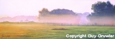 Painting titled "Colours of the morn…" by Guy Gruwier, Original Artwork