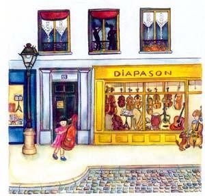 Gravures & estampes intitulée "Diapason" par Isabelle Ruest, Œuvre d'art originale, Gravure
