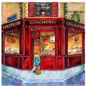 Peinture intitulée "boucherie" par Isabelle Ruest, Œuvre d'art originale