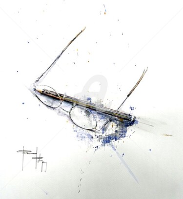 Peinture intitulée "Atterrissage forcé.." par Pascal Pihen, Œuvre d'art originale, Huile