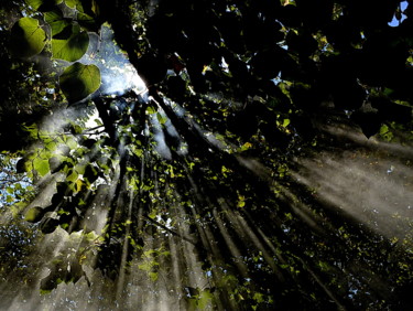 Photographie intitulée "trou de lumière" par Aquartistiq, Œuvre d'art originale, Photographie numérique