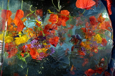 Photographie intitulée "spectacle de fleurs" par Aquartistiq, Œuvre d'art originale, Photographie numérique