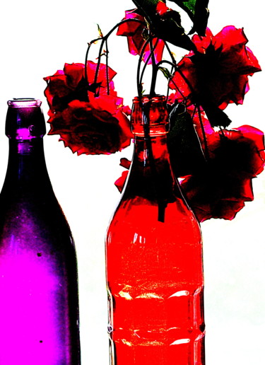 Photography titled "rouge violet" by Aquartistiq, Original Artwork, Digital Photography